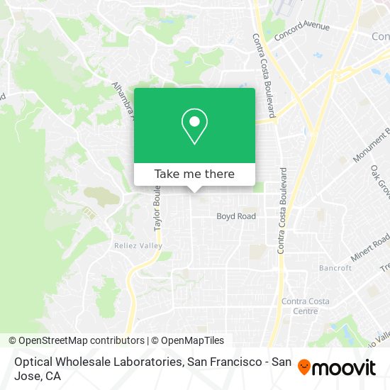 Mapa de Optical Wholesale Laboratories