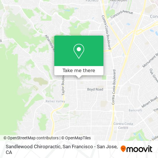 Mapa de Sandlewood Chiropractic
