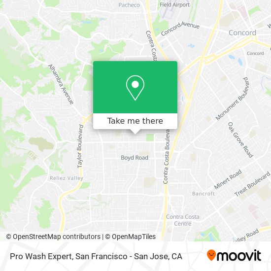 Pro Wash Expert map