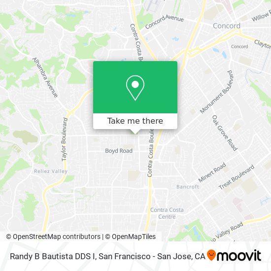 Randy B Bautista DDS I map