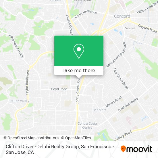 Mapa de Clifton Driver -Delphi Realty Group