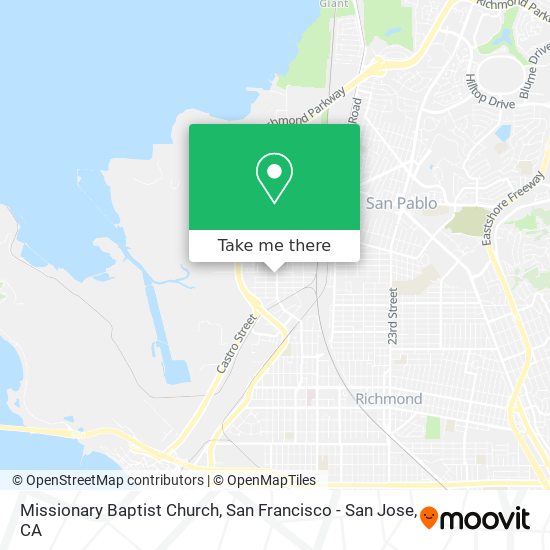 Missionary Baptist Church map