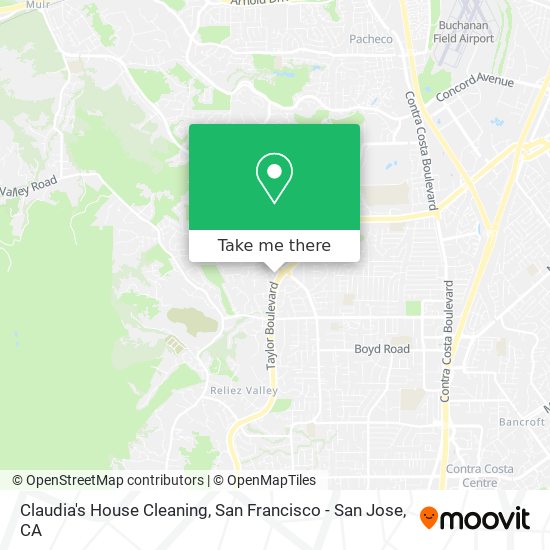 Mapa de Claudia's House Cleaning