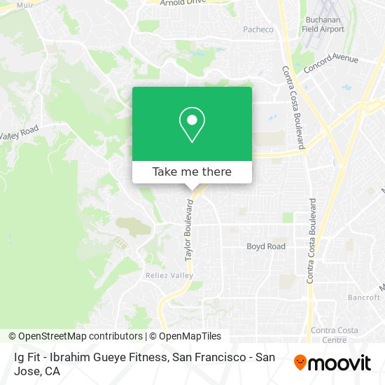 Mapa de Ig Fit - Ibrahim Gueye Fitness