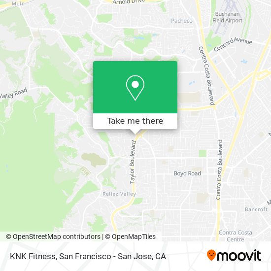 KNK Fitness map