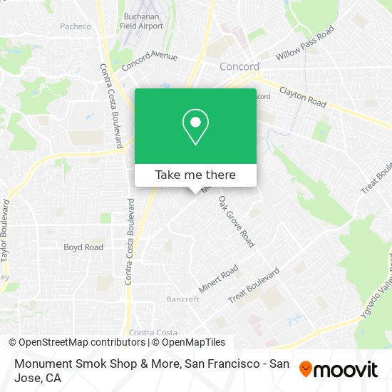 Monument Smok Shop & More map