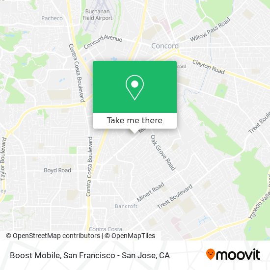 Boost Mobile map