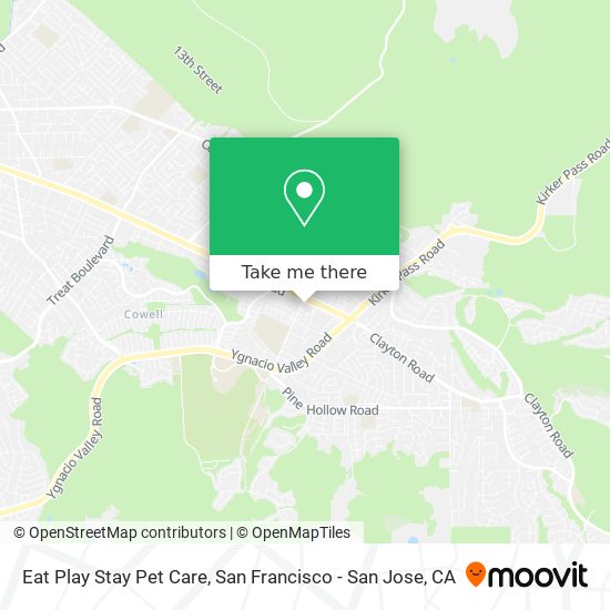 Mapa de Eat Play Stay Pet Care