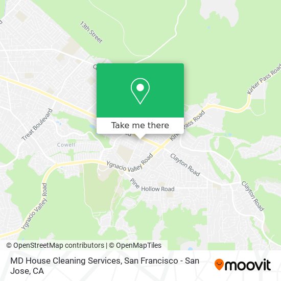 Mapa de MD House Cleaning Services