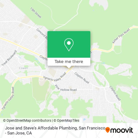 Mapa de Jose and Steve's Affordable Plumbing