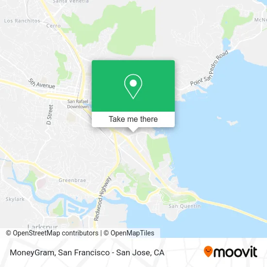 MoneyGram map
