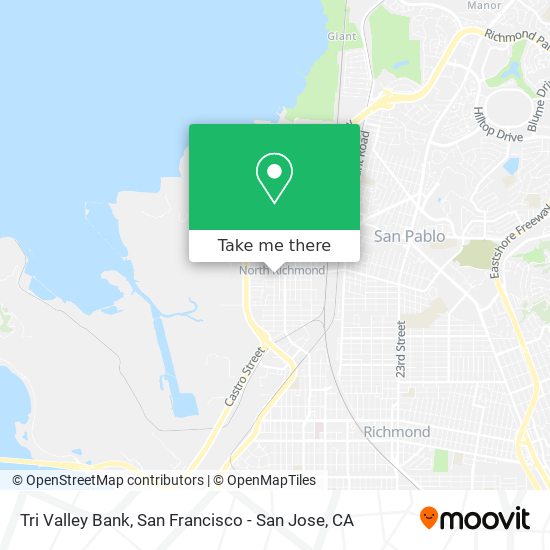 Tri Valley Bank map