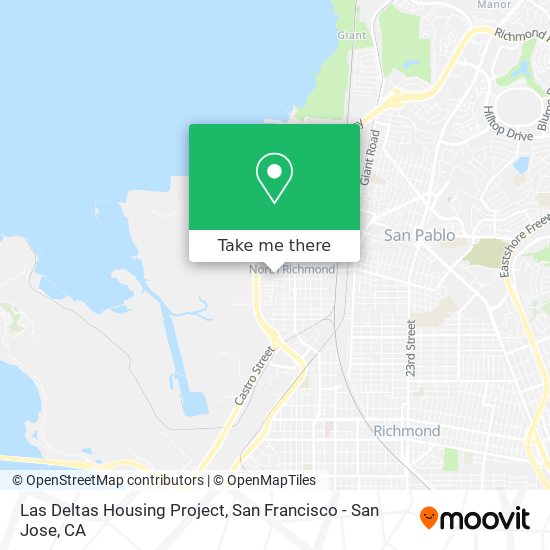 Las Deltas Housing Project map