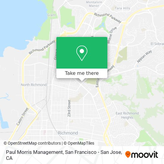 Paul Morris Management map
