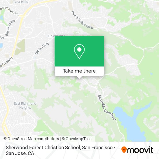 Mapa de Sherwood Forest Christian School