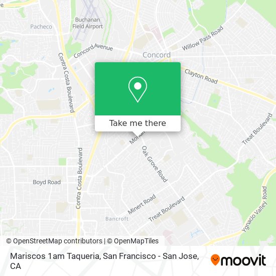 Mapa de Mariscos 1am Taqueria