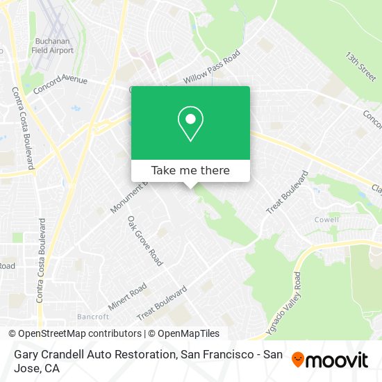 Gary Crandell Auto Restoration map