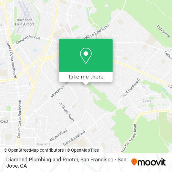 Diamond Plumbing and Rooter map