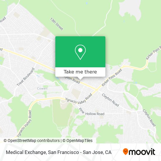 Mapa de Medical Exchange