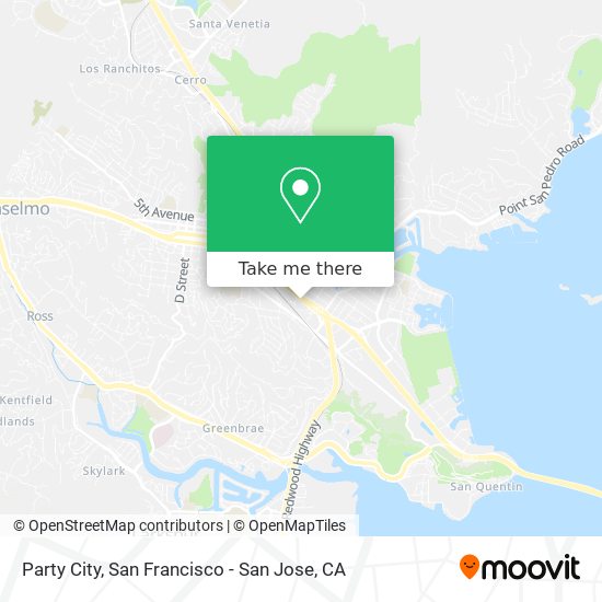 Party City map