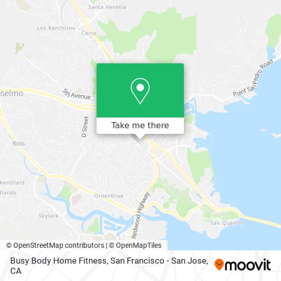 Busy Body Home Fitness map