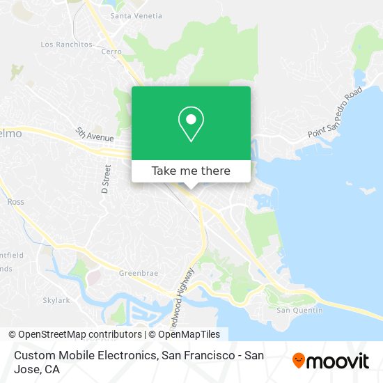 Custom Mobile Electronics map