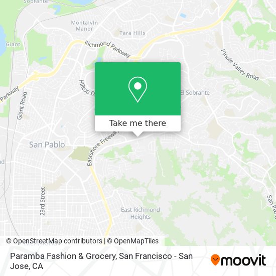 Mapa de Paramba Fashion & Grocery