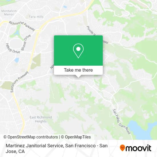 Martinez Janitorial Service map