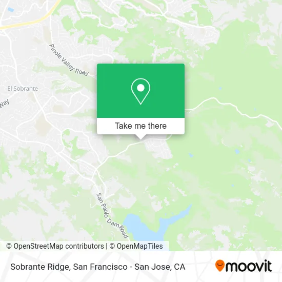 Sobrante Ridge map