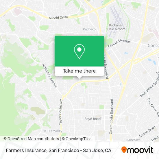 Farmers Insurance map