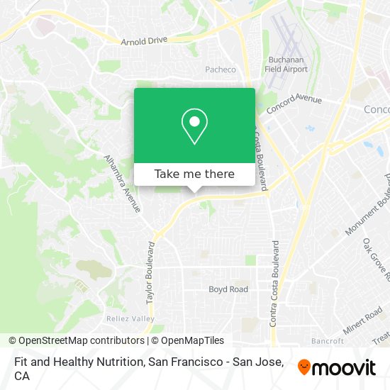 Fit and Healthy Nutrition map