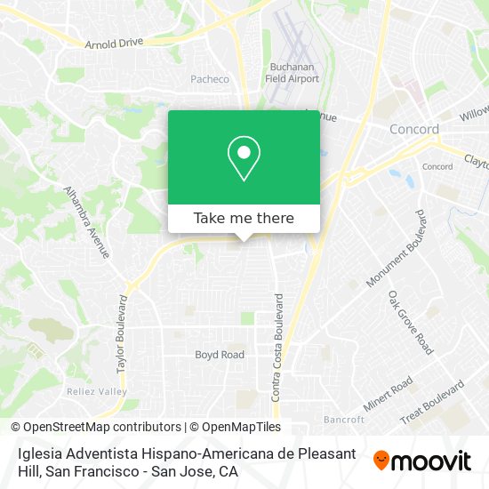 Iglesia Adventista Hispano-Americana de Pleasant Hill map