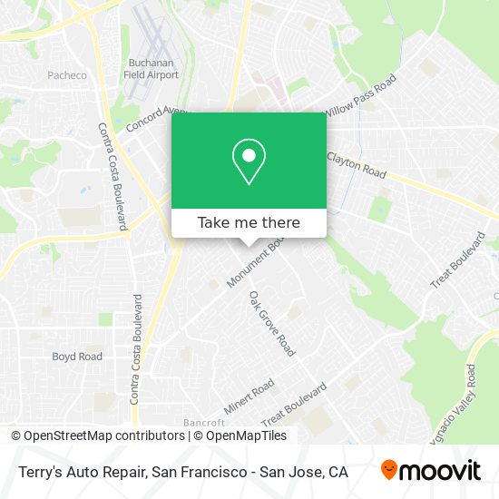 Terry's Auto Repair map