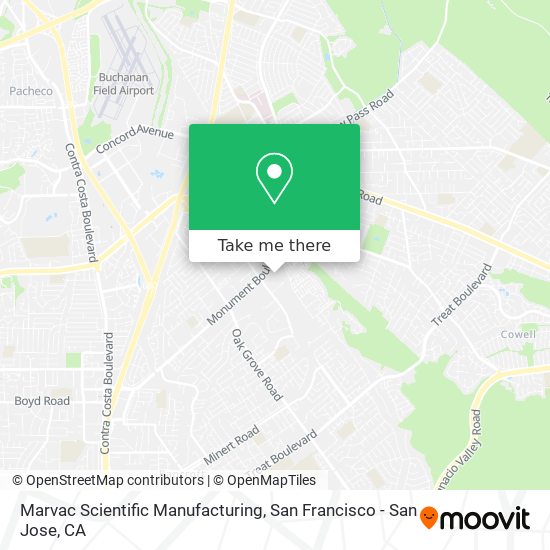 Mapa de Marvac Scientific Manufacturing