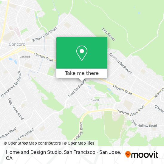 Mapa de Home and Design Studio