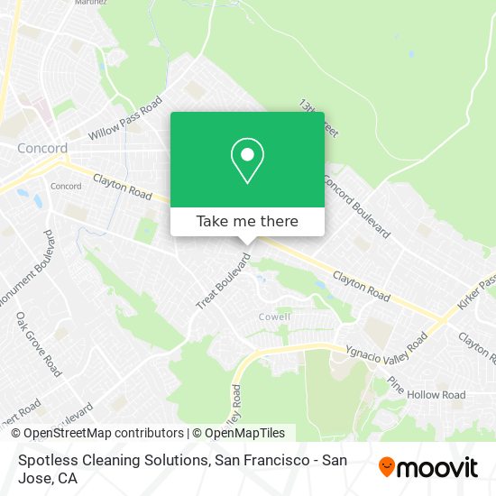 Spotless Cleaning Solutions map