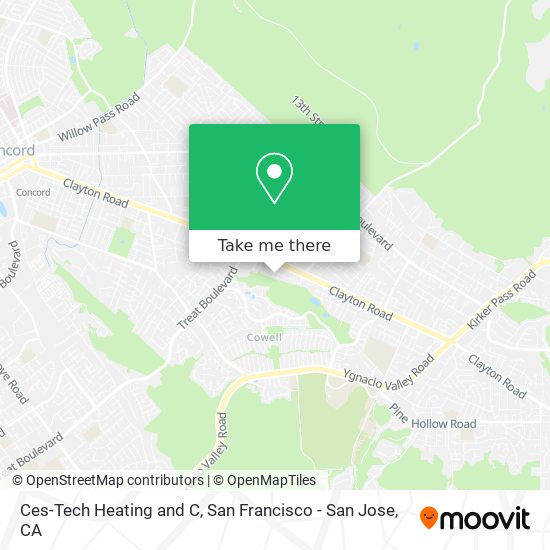 Mapa de Ces-Tech Heating and C