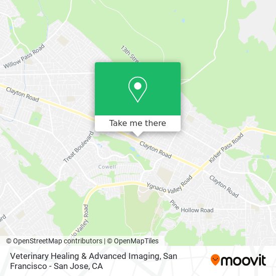 Mapa de Veterinary Healing & Advanced Imaging