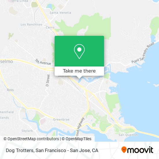 Dog Trotters map