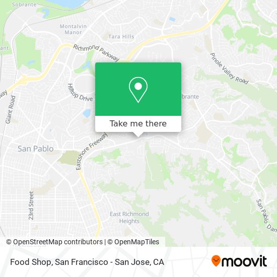 Food Shop map