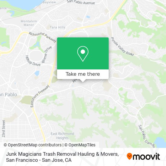 Junk Magicians Trash Removal Hauling & Movers map