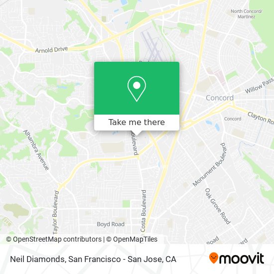 Neil Diamonds map