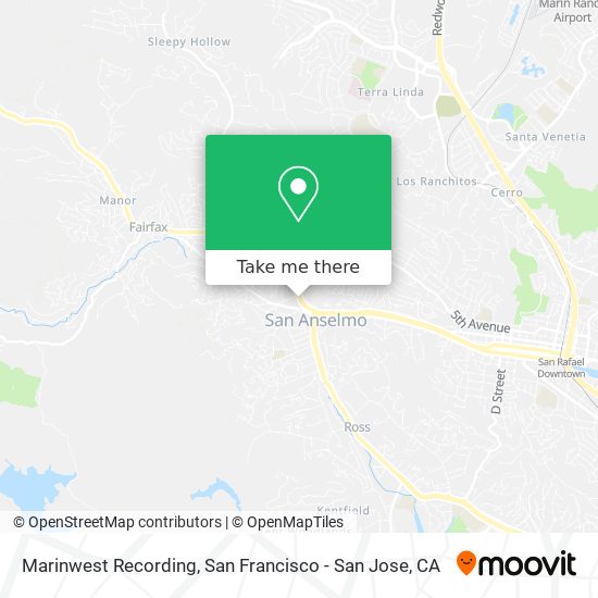 Mapa de Marinwest Recording