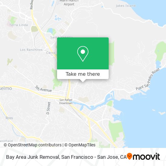 Mapa de Bay Area Junk Removal