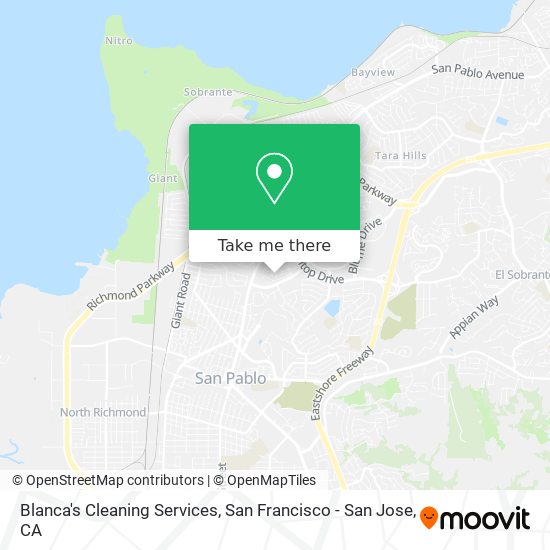 Blanca's Cleaning Services map