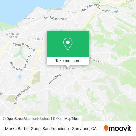 Marks Barber Shop map
