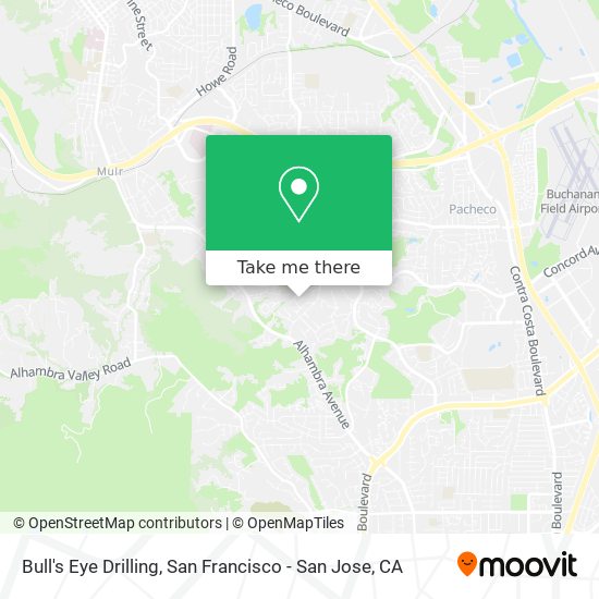 Bull's Eye Drilling map