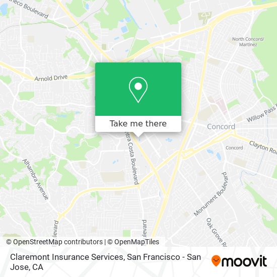 Mapa de Claremont Insurance Services