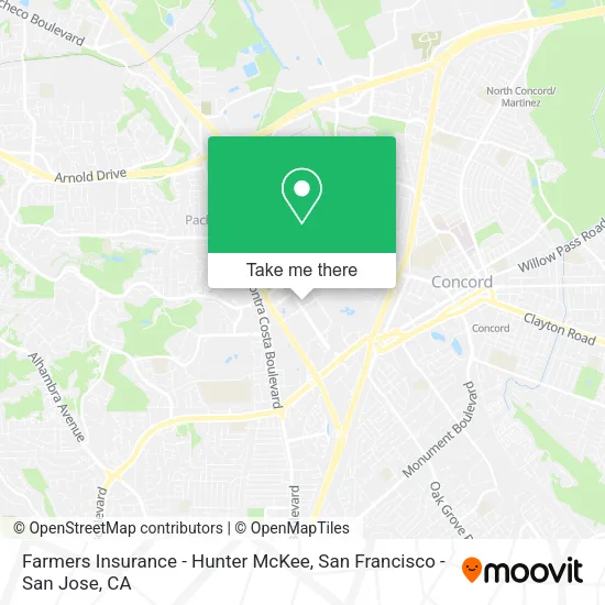 Mapa de Farmers Insurance - Hunter McKee