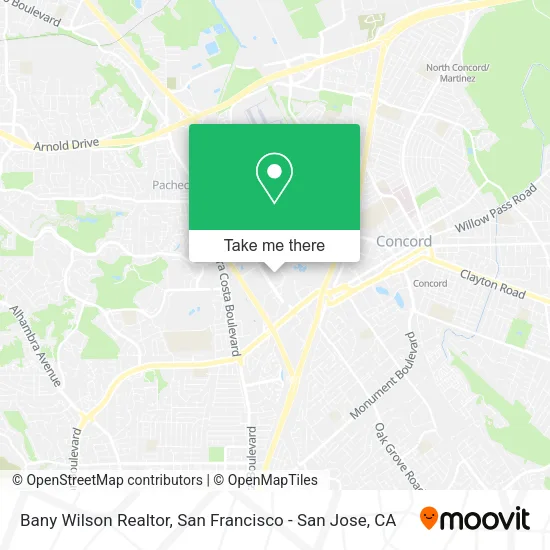 Mapa de Bany Wilson Realtor